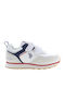 Παιδικά Sneakers με Σκρατς Λευκά