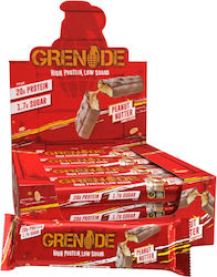 Grenade Μπάρες με 20gr Πρωτεΐνης & Γεύση Peanut Nutter 12x60gr