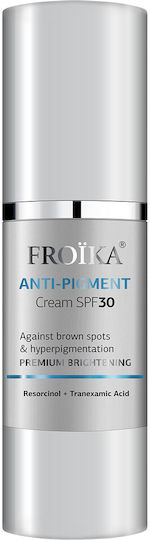 Anti-Pigment Κρέμα Προσώπου Ημέρας με SPF30 κατά των Πανάδων με Βιταμίνη C & Πεπτίδια 30ml