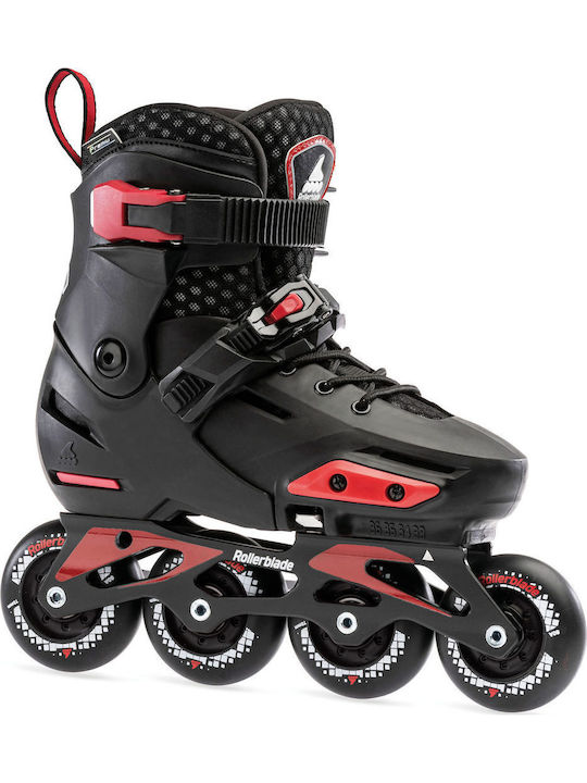 Rollerblade Apex Inline Αυξομειούμενα Rollers Μαύρα Παιδικά