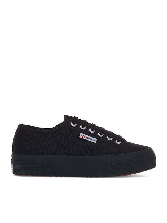 Superga 2740 Дамски Флатформи Сникърси Черни