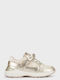 Running Kinder Sneakers mit Klettverschluss Gold