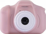 Children Mini Camera Compact Φωτογραφική Μηχανή 3MP με Οθόνη 2" Ροζ