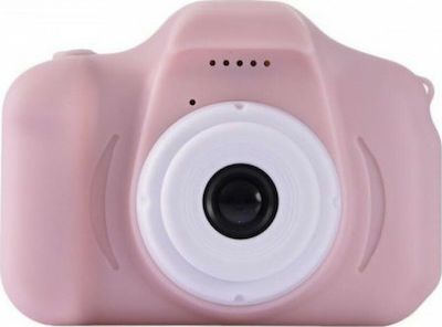 Children Mini Camera Компактен Фотоапарат 3МР с Екран 2" Розов