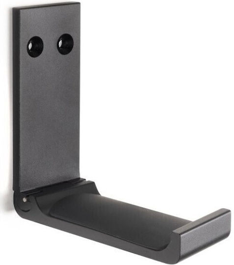 Emuca Metallische Schwarze Wandhalterung 3x8.3x7.9cm