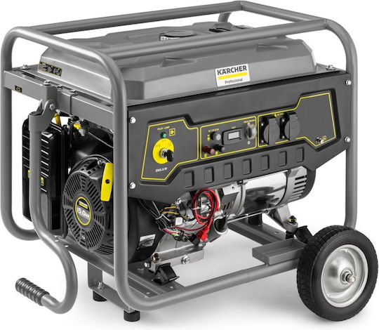 Karcher PGG 3/1 Γεννήτρια Βενζίνης Τετράχρονη με Χειροκίνητη - Ηλεκτρική Μίζα, Ρόδες και Μέγιστη Ισχύ 2.8kVA