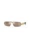 Versace Men's Sunglasses with Gold Metal Frame and Gold Mirror Lens VE2257 10025A