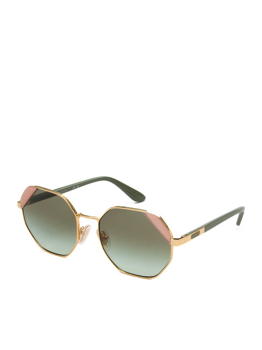 Vogue Women's Sunglasses with Gold Metal Frame ...