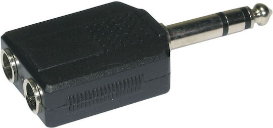 Hilec Μετατροπέας 6.3mm male σε 6.3mm 2x female 1τμχ COADA087