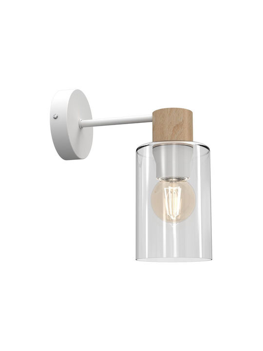 Eko Light Madera Осветително тяло За стена Бял 18см.