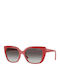 Vogue Women's Sunglasses with Red Tartaruga Horn-Rimmed Frame and Grey Gradient Lenses VO5337S 30808G