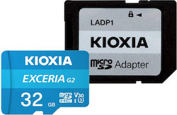 Kioxia Exceria microSDHC 32GB Class 10 U3 V30 A1 UHS-I με αντάπτορα