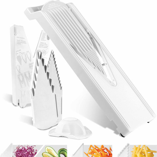 Borner Aufschnittmaschine V3 Trendline Starter Set 6 Stück Weiß