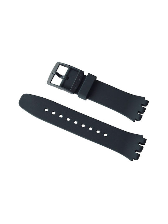 Swatch A Touch Fuchsia Rubber Strap Gray 20mm