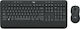 Logitech MK545 Advanced Fără fir Set tastatură și mouse Engleză US