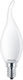 Philips LED-Lampe 2.2W für Fassung E14 und Form BA35 Warmes Weiß 250lm