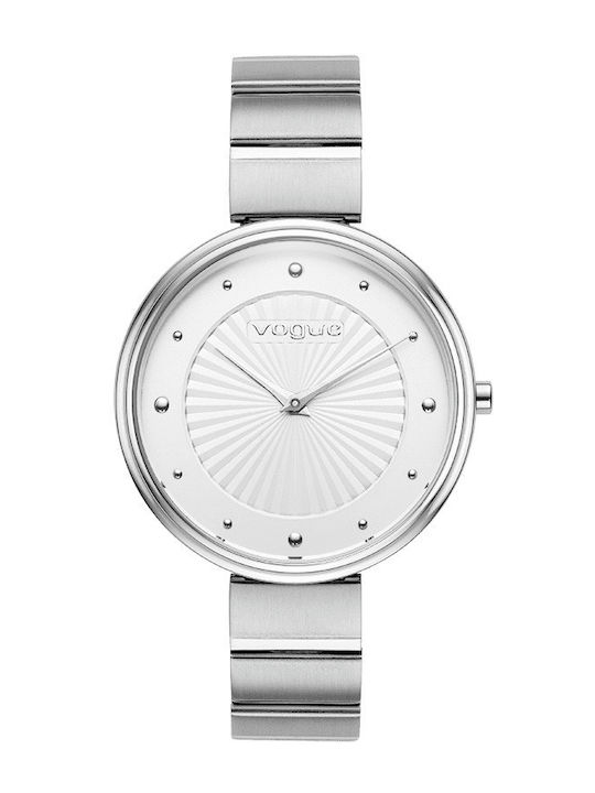 Vogue Women's Watch with Silver Metal Bracelet