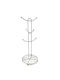 Max Home Metallischer Becherständer 38x38cm Silber