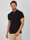 Piqué Polo Shirt Donini Dark Blue MONOCHROME ALL DAY, CASUAL, BUSINESS, SPORT