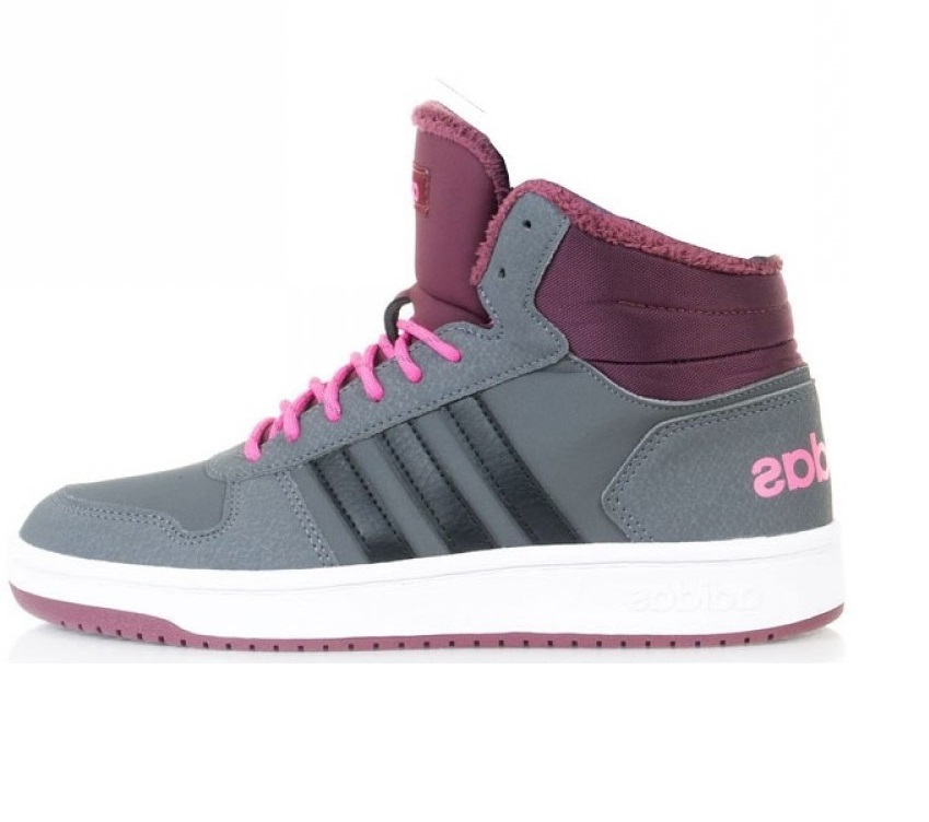 adidas Hoopis Παιδικά Sneakers High Γκρι G27796