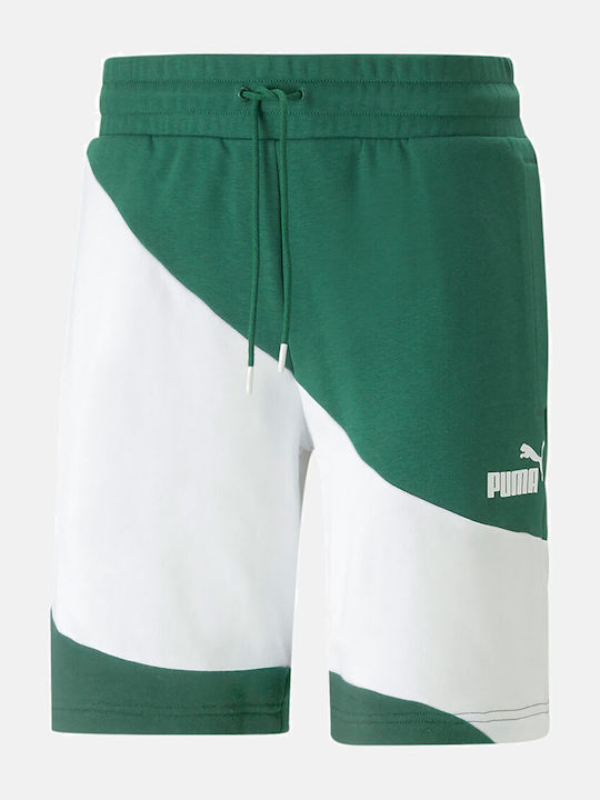 Power Cat Sportliche Herrenshorts Green