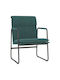 Visitor Armchair Σκούρο Πράσινο 55x64x80cm