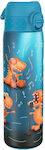 Ion8 Kinder Trinkflasche Kunststoff Dino Band 600ml