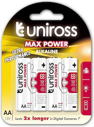 Uniross Max Power AA 1.5V 4τμχ UNALR06MP-B4