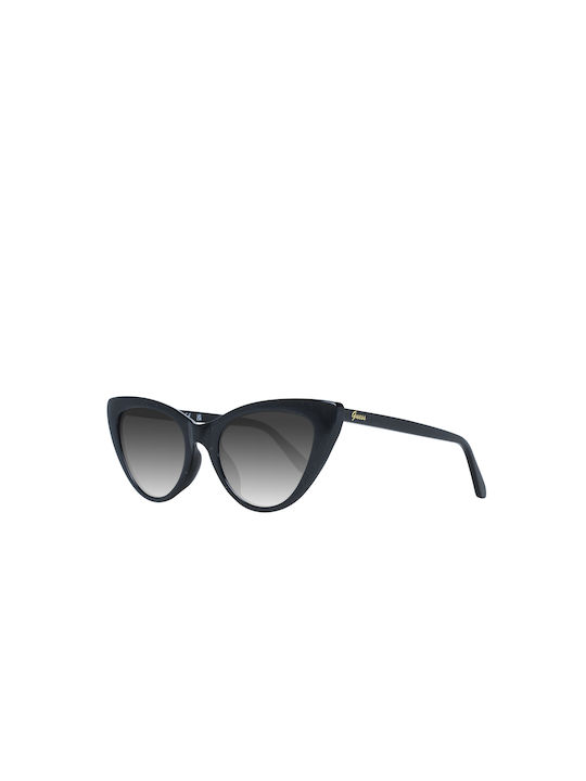 Guess Women's Sunglasses with Black Acetate Frame and Black Gradient Lenses GF6147 01B