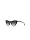 Guess Women's Sunglasses with Black Plastic Frame and Black Gradient Lens GF6147 01B