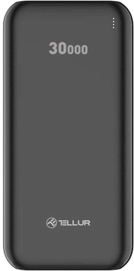 Tellur PBC303 Power Bank 30000mAh cu 2 Porturi USB-A și 2 Porturi USB-C Negru