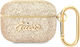 Guess Glitter Flakes Plastic Case with Keychain...