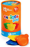 Carioca Baby Teddy Crayons Set 12 Colours