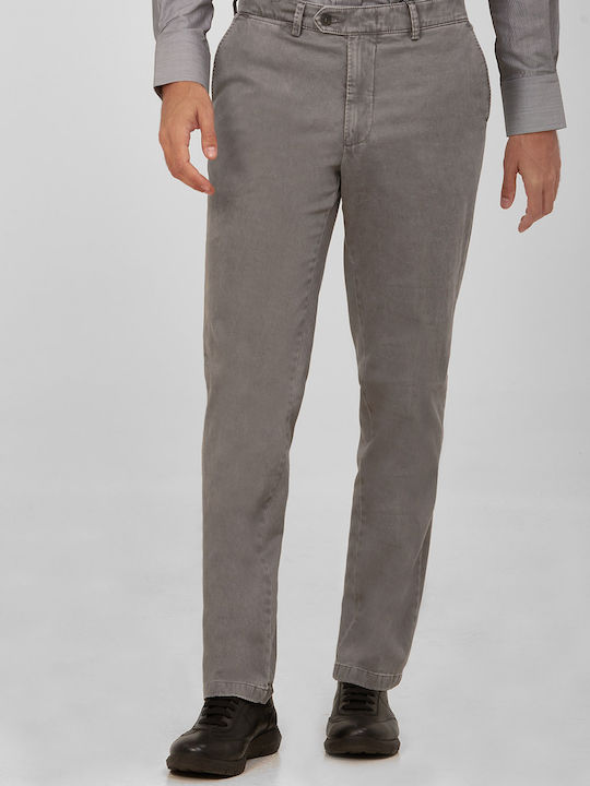 Chinos modern fit Kaiserhoff Light Grey Monochrome ALL DAY, CASUAL, BUSINESS