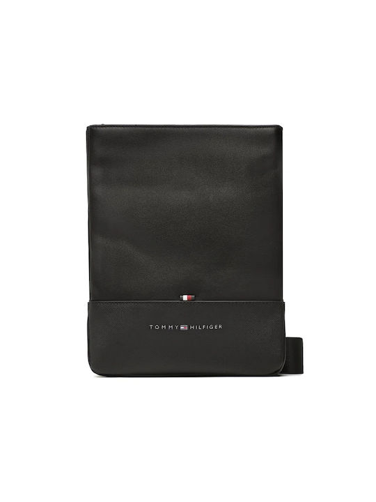 Tommy Hilfiger Ανδρική Τσάντα Στήθους σε Μαύρο χρώμα
