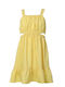 Matoufrance Citrus Kids Dress Sleeveless Yellow