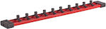 Milwaukee Tool Accessories for Storage / Transport Organizer Rail for Sockets 4932480444