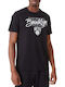 New Era Script Brooklyn Men's Athletic T-shirt Short Sleeve Black