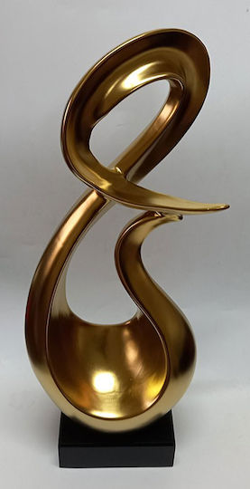 Karvounis Decorativ de Spațiu din Ceramică Aur 49.53cm 1buc