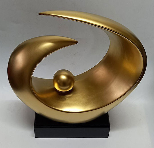Karvounis Raumdekoration aus Keramik Gold 29.21cm 1Stück