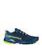 La Sportiva Akasha II Herren Sportschuhe Trail Running Storm Blue / Lime Punch