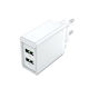 Vention Φορτιστής Χωρίς Καλώδιο με 2 Θύρες USB-A 18W Quick Charge 3.0 Λευκός (FBAW0-EU)