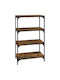 Bookcase Smoky Oak 60x33x100cm