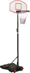 vidaXL Adjustable Baskelball Hoop with Stand 216-250cm