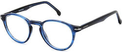 Carrera Acetate Prescription Eyeglass Frames Blue 310 38I
