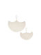 Atmosphera Decorative Fan Handmade White Made of Wicker Material 2 Pieces