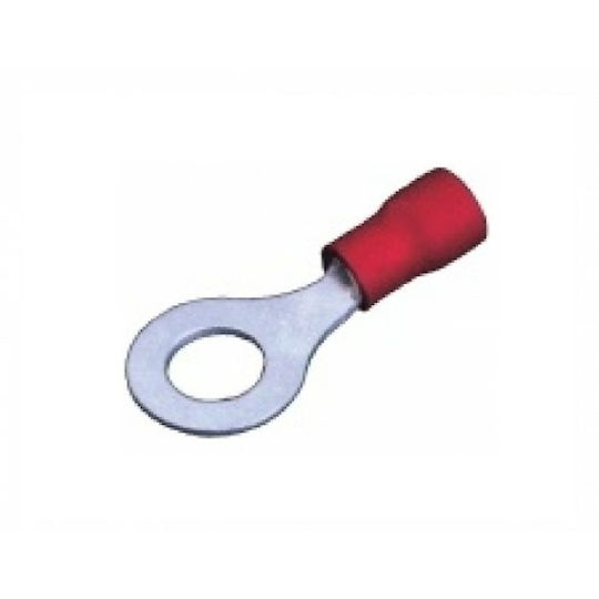 Eval Електрически терминал Пръстен с изолация 10,5mm Червен (04363-10R)