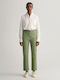 Gant Women's High-waisted Chino Trousers in Slim Fit Khaki