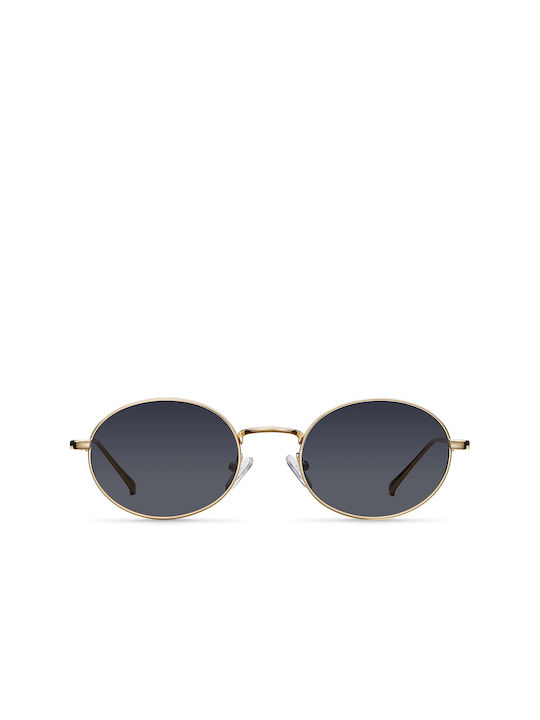 Meller Oni Sonnenbrillen mit Gold Rahmen und Gray Polarisiert Linse ONI-GOLDCAR
