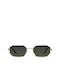 Meller Idir Sunglasses with Gold Olive Metal Frame and Green Polarized Lens I-GOLDOLI